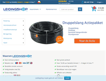 Tablet Screenshot of leidingshop.nl